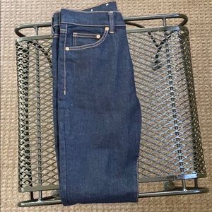Dark blue jeans!